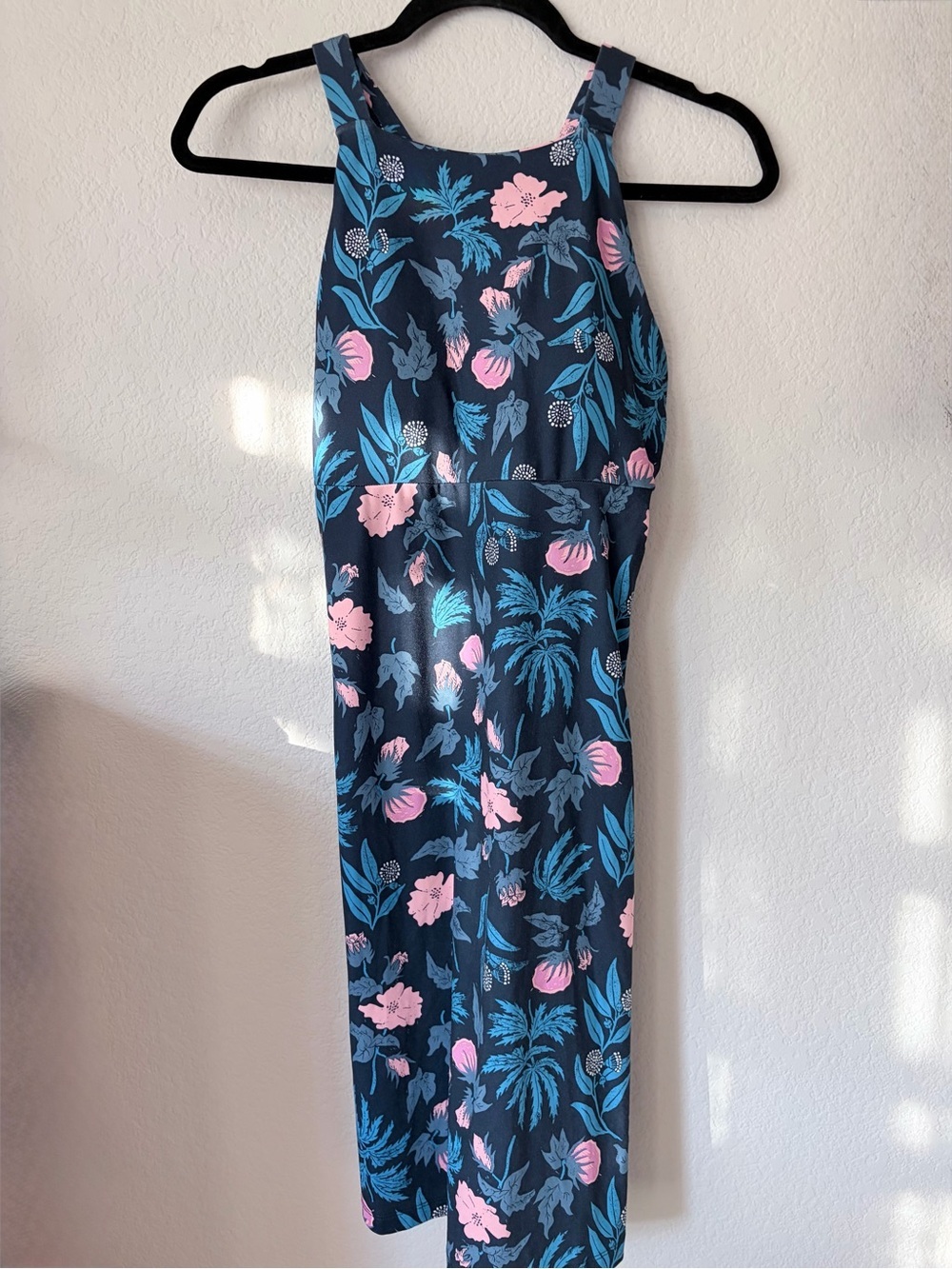 Patagonia Floral Athletic Dress in Pink $ Blue -Sz S